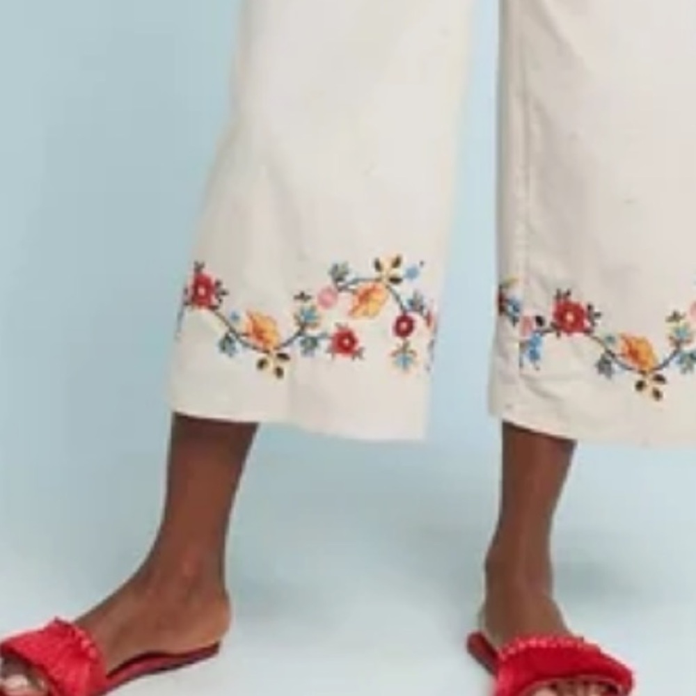 J.O.A cotton embroidered